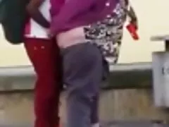 Fett blek cowgirl får alle hull knullet