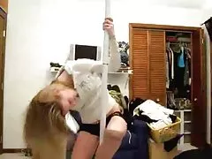 Petite anal kjærlig gapende amatør gf